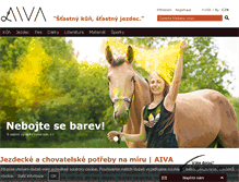 Tablet Screenshot of aiva-shop.com